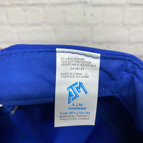 Vintage 5 Panel Hat Oilfield Cap Snapback Blue MASTCO Derrick Services Oil & Gas - Picture 8 of 9